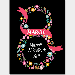 International Womens Day 2021 Gifts - Women's Day 8 March 2021 Gift For Women Posters and Art